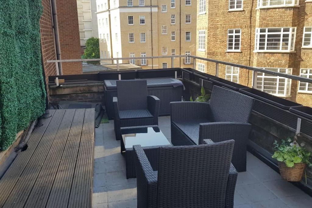 Studio Apt With Huge Balcony Near Oxford St - Marble Arch - Hydepark London Eksteriør billede